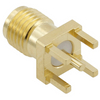 RP-SMA Jack Connector Straight Bulkhead Through Hole For PCB 