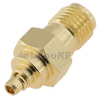 High-performance SMA Female to MMCX Male Adapter Brass Gold Plated