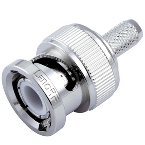 BNC Connector Plug Crimp Straight For RG58 Cable