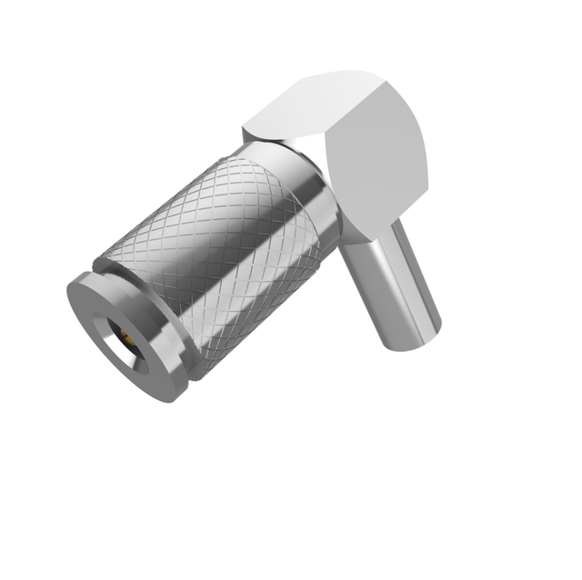 1.0/2.3 Connector Plug Right Angle Crimping For 2.6 Coaxial Cable