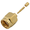 SMA Male Connector Straight Soldering For 0.81mm Micro Coaxial Cable