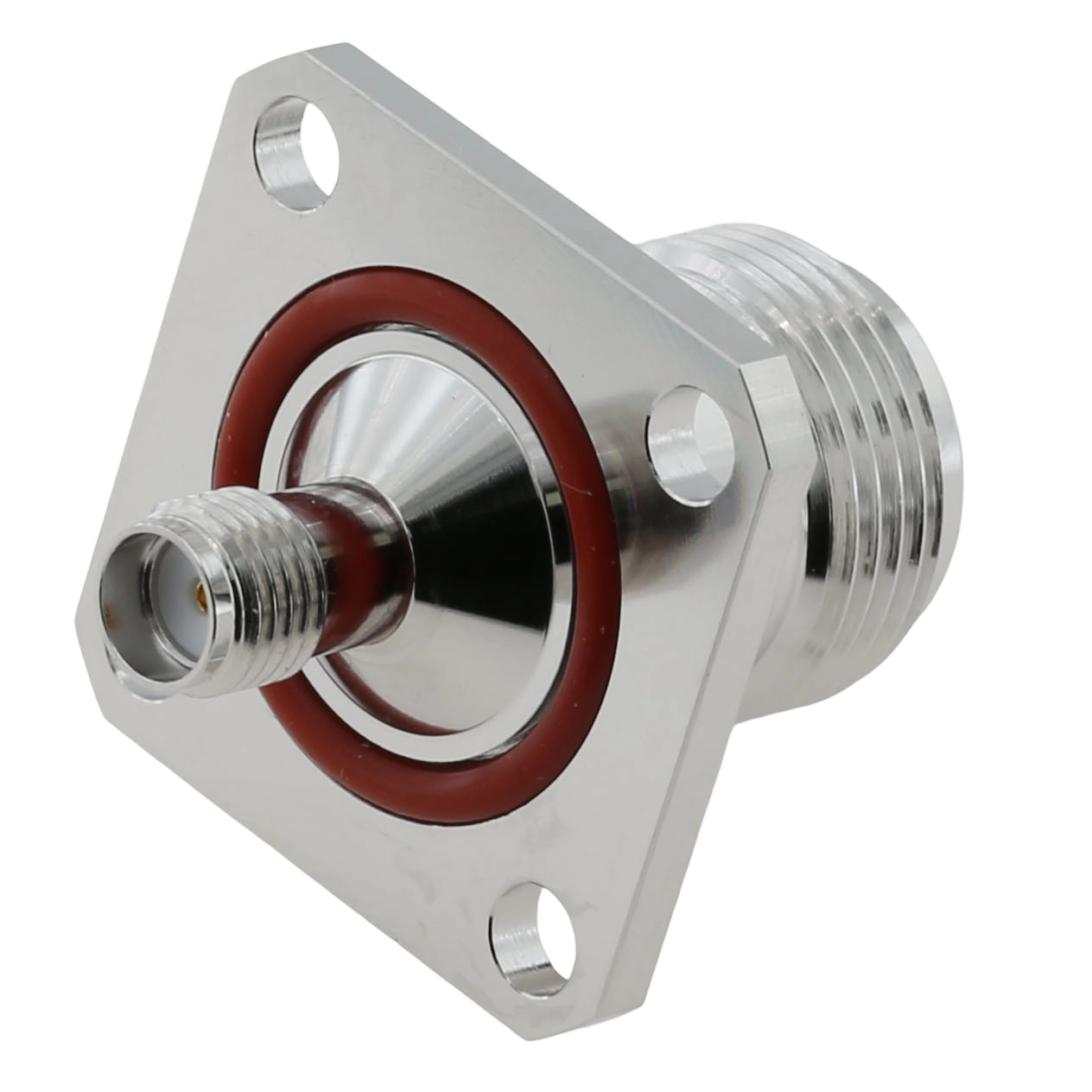 SMA Female To Type-N Female Flange Adapter