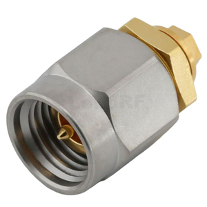 2.92 Male RF Connectors Straight Soldering For RG405 086 Cable