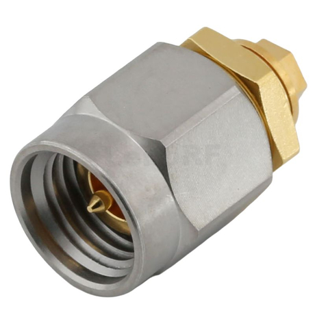 2.92 Male RF Connectors Straight Soldering For RG405 086 Cable