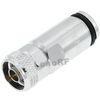 N Connector Plug Clamping Straight For Flex13 Coaxial Cable