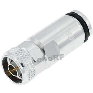 N Connector Plug Clamping Straight For Flex13 Coaxial Cable
