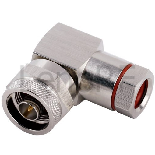 N Connector Male Right Angle Clamp For RG213 Cable