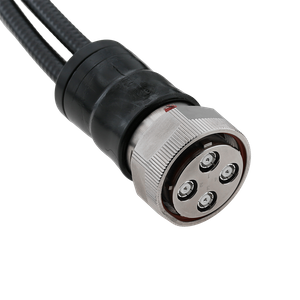 MQ4 Female Connector To 4.3-10 Male for 1/4" Super Flexible Coaxial Cable Assembly 