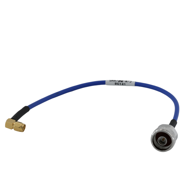 Type-N Male To SMA Male Right Angle For Semi-flex 086 ,RG405 Cable Assembly 