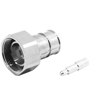 4.3/10 RF Connector Male Soldering Straight For 1/2'' Superflexible Cable