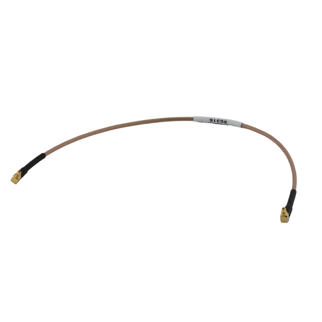 MMCX Male to Male Right Angle RG316 Coaxial Cable, High Performance