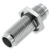 2.4 mm Jack To Jack Bulkhead Adapter 50 OHM Straight Stainless Steel 
