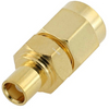 SMA Plug to MCX Jack Straight Adapter 50 Ohm 