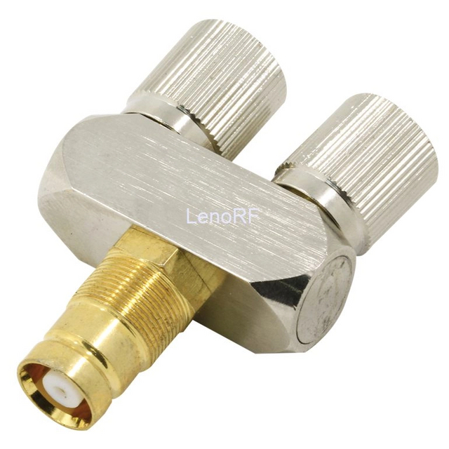 L9 PLUG TO JACK T TYPE RF ADAPTOR