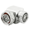 DIN 7/16 Plug To Jack Right Angle Adapter
