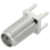 SMA Jack Connector Straight For PCB Through Hole - Nickel Plating