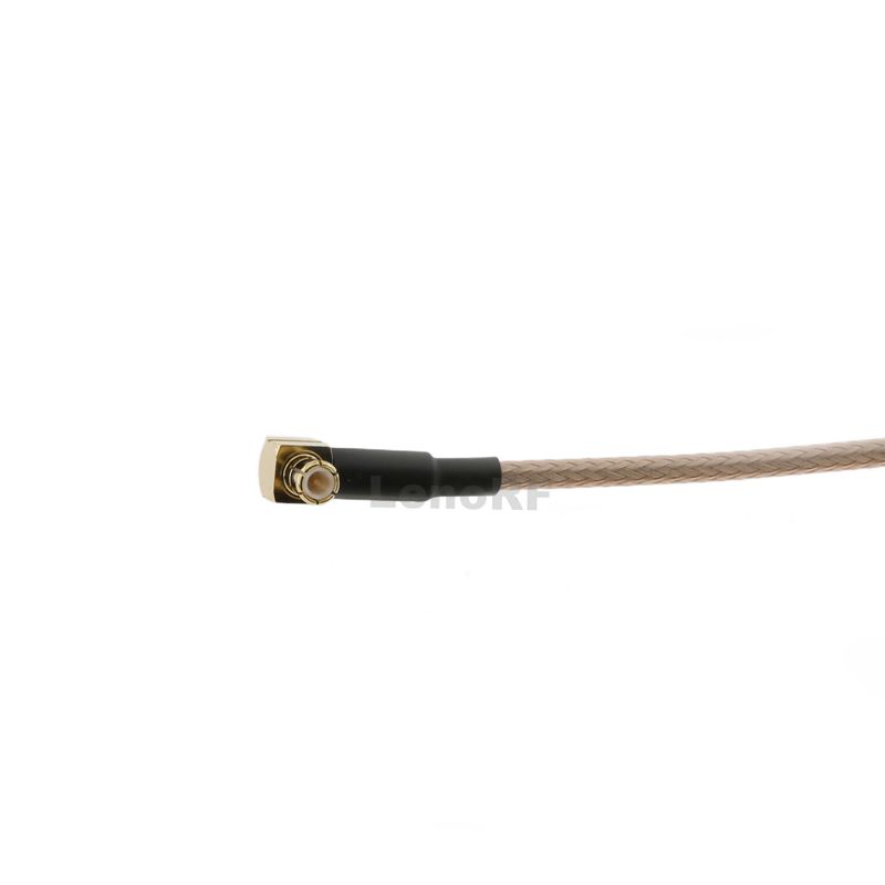 Low VSWR Type-N Female Bulkhead To MCX Male Right Angle For RG316 Coaxial Cable
