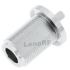 N Connector Jack Crimping Bulkhead Straight For RG316 Coaxial Cable