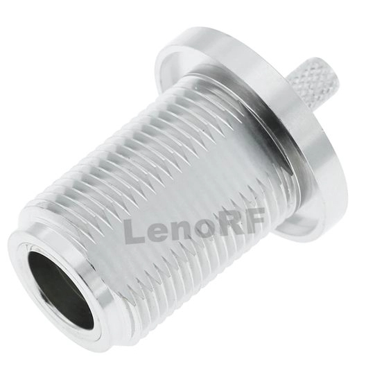 N Connector Jack Crimping Bulkhead Straight For RG316 Coaxial Cable