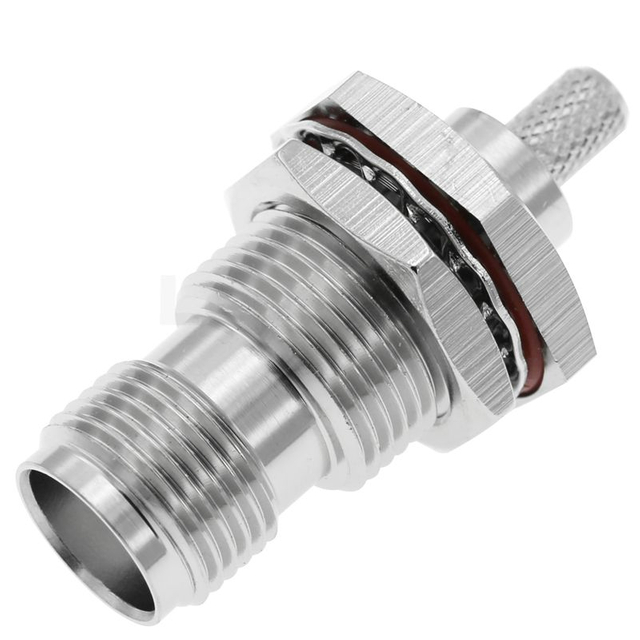 TNC Connector Jack Crimp Bulkhead For RG174 Cable