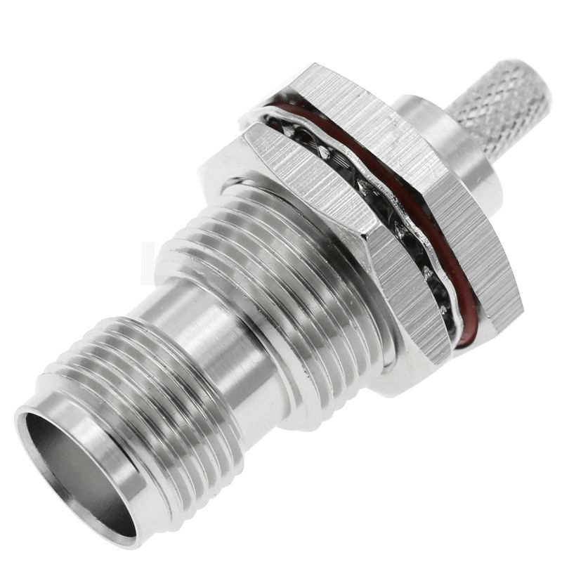 TNC Connector Jack Crimp Bulkhead For RG174 Cable