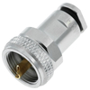 UHF Male Clamp Straight Connector for RG58 Cable, Nickel-Plated Brass RF Coax Plug
