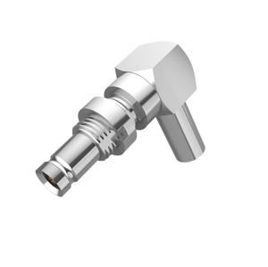 1.0/2.3 Connector Jack Right Angle Crimping For ST212 Coaxial Cable