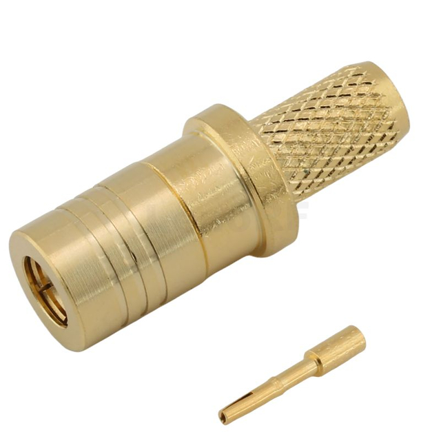 Low Loss SMB Straight Male Connector for LMR195 Cable 50 Ohm for Antenna & Automotive System