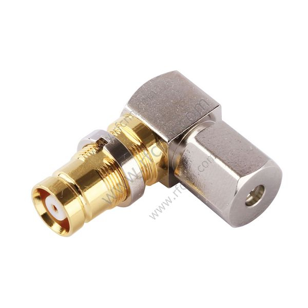 1.6/5.6 Connector Female Clamp Right Angle For Kings 75-3.0 Cable
