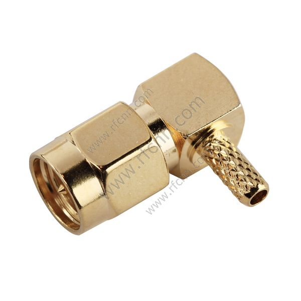 SMA Male Crimp Right Angle For RG316 - RF Connector