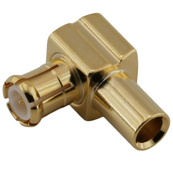MCX Connector Plug Solder Right Angle For RG405 Cable
