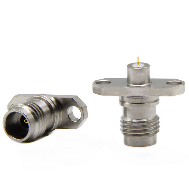 2.4mm Jack Connector Straight Flange Mount Solder For PCB