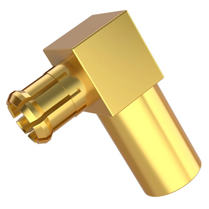 MCX Connector Plug Crimp Right Angle For RTK031 Cable