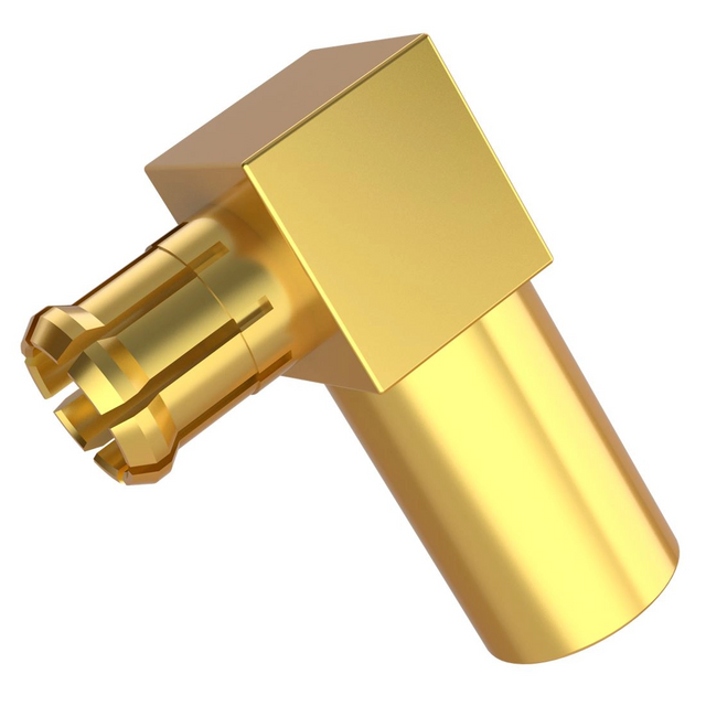 MCX Connector Plug Crimp Right Angle For RTK031 Cable
