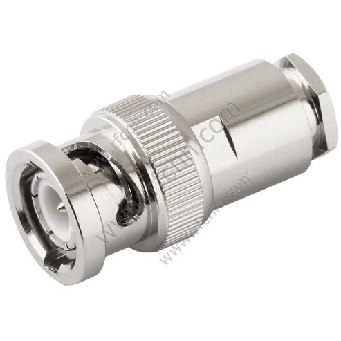 BNC Connector Male Clamp Straight For RG213 Cable
