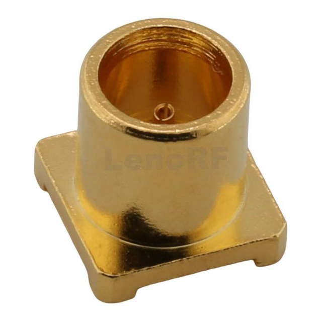 MCX Jack Connector Straight Solder For PCB Through Hole,75 OHMS