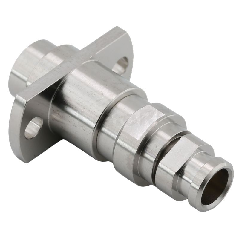 BMA Jack Connector 2-Hole Flange Straight Solder For Micro-coax UFA147A 
