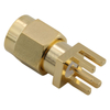 SMA Connectors Male Solder Straight For PCB Edge Mount