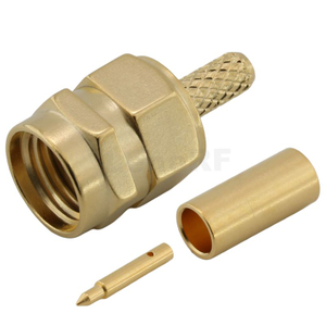 SMA Connectors Male Crimp Straight For RG316 Cable Fix Nut
