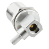 Type-N Connectors Jack Tri-metal Plating Crimping Right Angle For RG58 RG223 RG142 RG400 Cable For Antenna