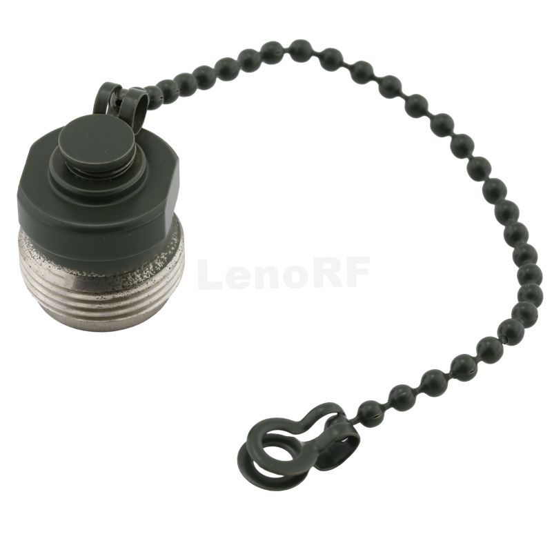 Type-N Female Dust Cap,Green Powder Painting,Stainless Steel Body