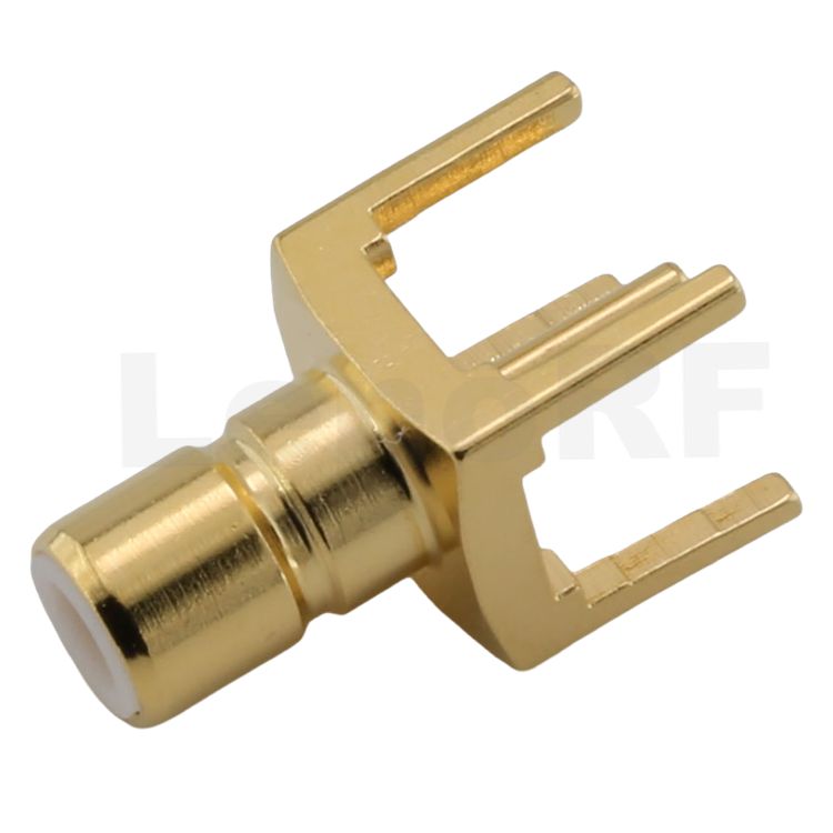 SMB Connector Plug Straight Soldering For PCB 