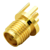 SMA Jack Connector Straight Edge Mount For PCB 