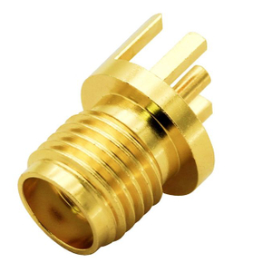 SMA Jack Connector Straight Edge Mount For PCB 