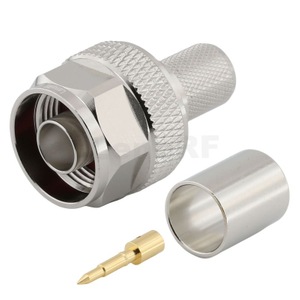 Type-N Connector Plug Crimping Straight For RG213 RG214 Coaxial Cable