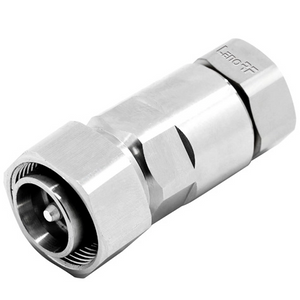4.3/10 RF Connector Plug Clamp Straight For 1/2" Flexible Cable