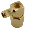 SMA Connectors Plug Crimping Right Angle For RG58 Cable