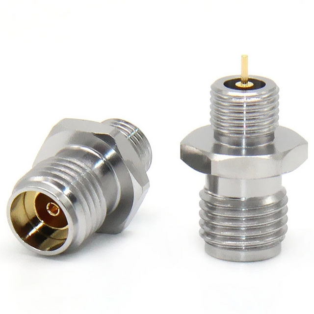 2.92mm Jack Connector Straight Panel For Glass Beads