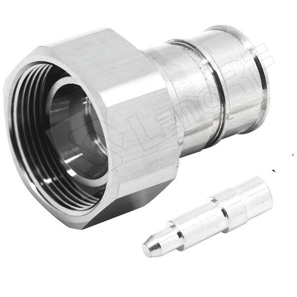 4.3/10 RF Connector Male Soldering Straight For 1/2'' Superflexible Cable