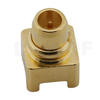 MMCX Plug Connector Straight Solder For PCB SMT, Gold Plating